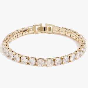 NWT J.CREW CRYSTAL TENNIS BRACELET
